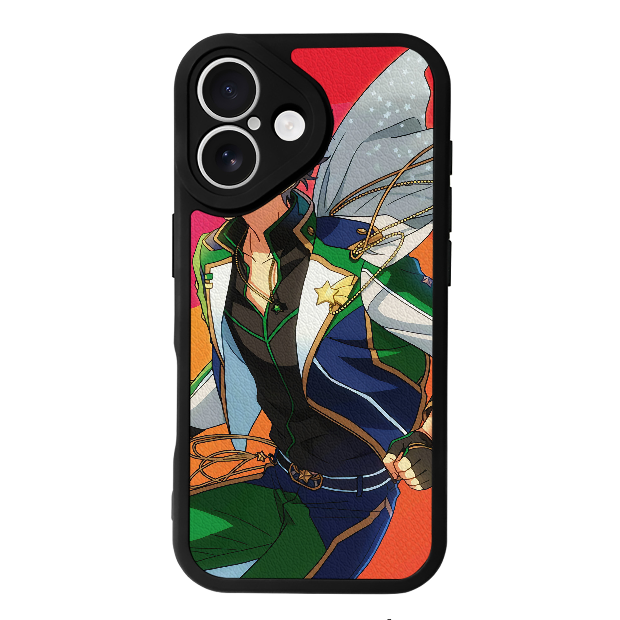 （画像用） あんさんぶるスターズ! Ensemble Stars 【iPhone 16シリーズ対応】シリコンスマホケース（レザー調） 材質：シリコン